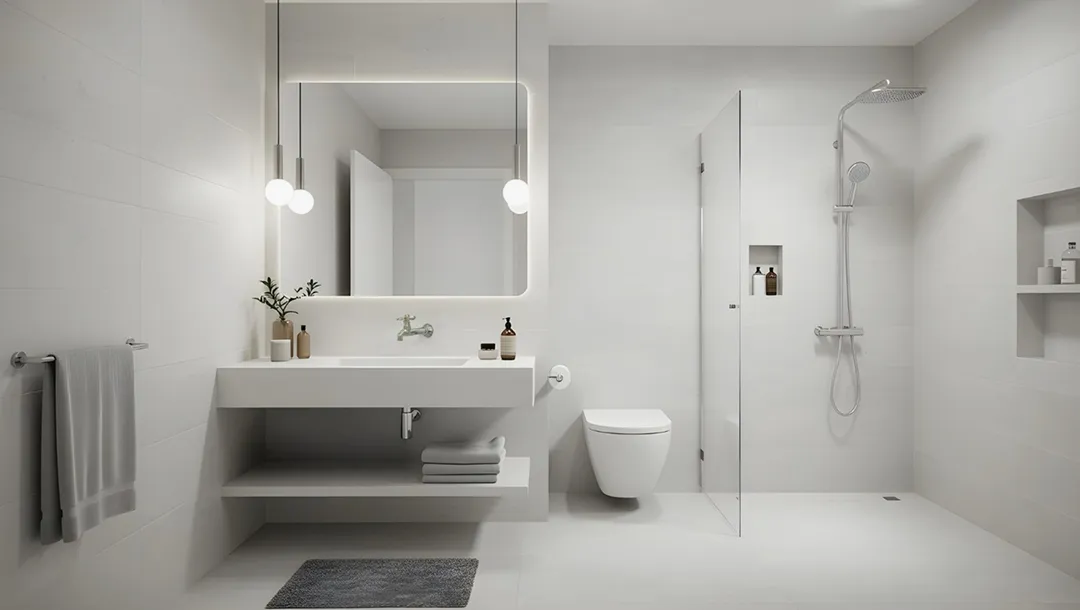 Baño moderno con elementos SplashDeco
